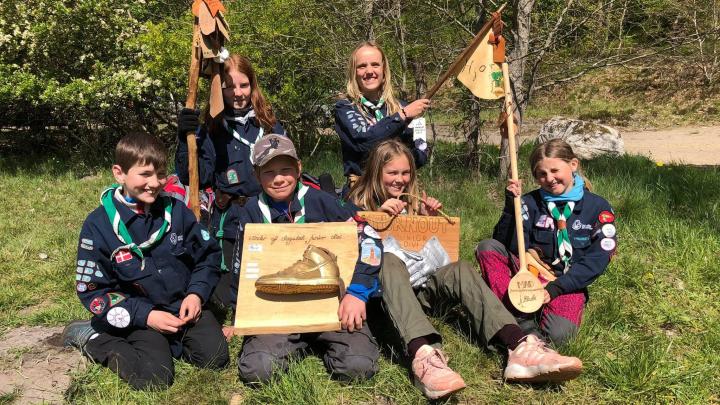 Præmieregn til Odderspejdere i fuld sol